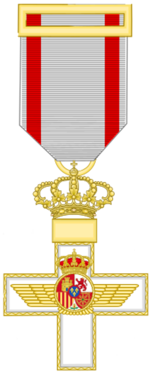Archivo:Cross of the Aeronautical Merit (Spain) - White Decoration