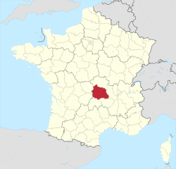 Département 63 in France 2016.svg