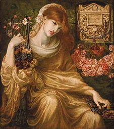 Dante Gabriel Rossetti - La viuda romana (Dîs Manibus)