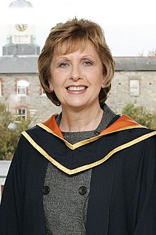 Diarmuid Hegarty, President of Griffith College with Mary McAleese, President of Ireland (cropped).jpg