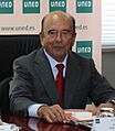 Emilio Botín en la primera reunión de trabajo del CSEV