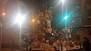 Archivo:Falla Pintor Andreu 2025 de noche.