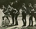 Hitlerjugend visit to Meiji Shrine purification queue 1938