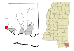 Jackson County Mississippi Incorporated and Unincorporated areas St. Martin Highlighted.svg
