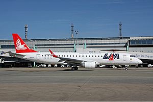 LAM Mozambique Airlines Embraer 190 Volpati.jpg