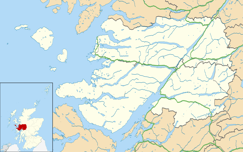 Lochaber UK location map