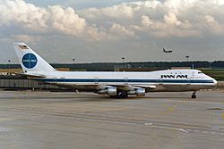 Pan American World Airways - Pan Am Boeing 747-121(A-SF) N747PA "Clipper Juan T. Trippe" (21493349240).jpg