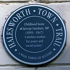 Archivo:Plaque on home of George Lansbury - geograph.org.uk - 65869