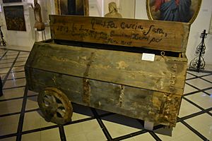 Archivo:Rare dead cart at the Żabbar Sanctuary Museum