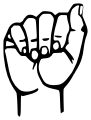 Sign language A