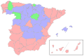 Spanish general election map, 1936