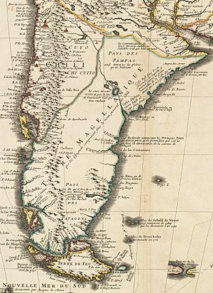 Archivo:Terre Magellanique (Patagonia) in Carte du Paraguay, du Chili, du Detroit de Magellan