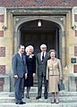 Thatchers and Bushes at Chequers