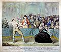 The Assaut or Fencing Match which took place at Carlton House on the 9th of April 1787