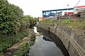 The River Brent at Vicar's Bridge, Alperton - geograph.org.uk - 1311515