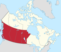 Archivo:Western provinces in Canada