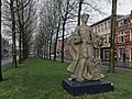 ´s-Hertogenbosch, beeld op de Stationsweg vlakbij de brug foto12 2016-01-23 10.12