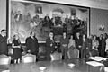1971. Julio, 2. Tito Salas en la develación de su cuadro Los Causahabientes
