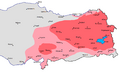 Armenian presence within modern Turkish borders in early 1600s