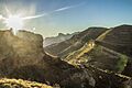 Atardecer en Sierra de Guara desde el Salto del Roldán