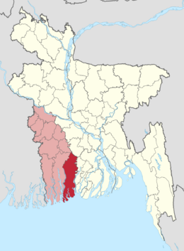 BD Bagerhat District locator map.svg