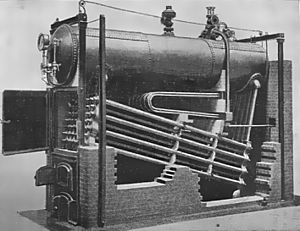 Archivo:Babcock and Wilcox boiler (Heat Engines, 1913)