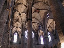 Archivo:Barcelona santa maria del mar 1
