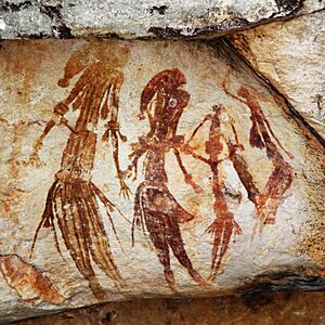 Archivo:Bradshaw rock paintings2
