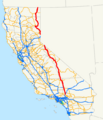 California U.S. Route 395