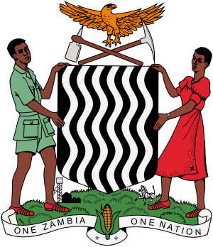 Archivo:Coat of arms of Zambia