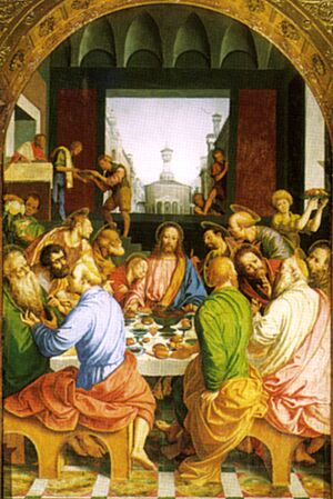 Archivo:Gaudenzio ferrari, ultima cena