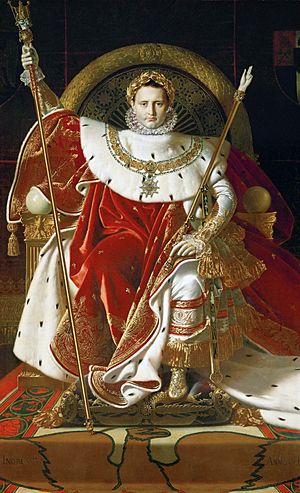 Archivo:Ingres, Napoleon on his Imperial throne