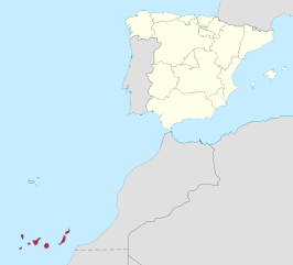 Islas Canarias (real location) in Spain.svg