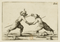 Jacques Callot (1592-1635), Graveur.- Le duel à l'épée