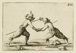 Archivo:Jacques Callot (1592-1635), Graveur.- Le duel à l'épée