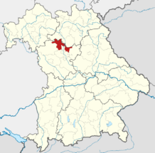Locator map ERH in Bavaria.svg