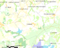 Map commune FR insee code 29038