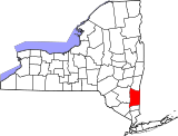 Map of New York highlighting Dutchess County.svg