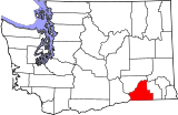 Map of Washington highlighting Walla Walla County.svg