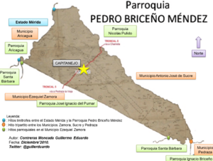 Archivo:Mapa de la Parroquia Pedro Briceño Méndez