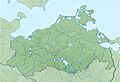 Mecklenburg-Vorpommern relief location map