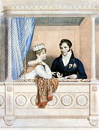 Archivo:Princess Charlotte Augusta of Wales and Leopold I after George Dawe