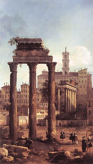 Archivo:Rome- Ruins of the Forum, Looking towards the Capitol