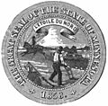 Seal of Minnesota (1861–1983)