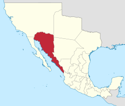 Sonora y Sinaloa in Mexico (1824).svg