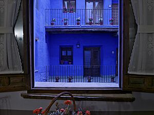 Archivo:Ventana en el Mesón de La Dolores, Calatayud