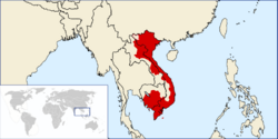 Ubicación de Việt Nam