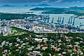 Vista aerea del puerto de Balboa