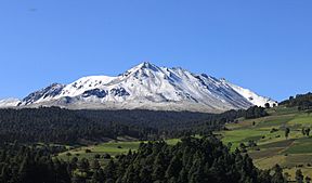 Volcán ubicado en el Estado de México, en el valle de Toluca.