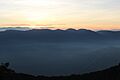 Vista del amanecer desde el Sótano de Barro.